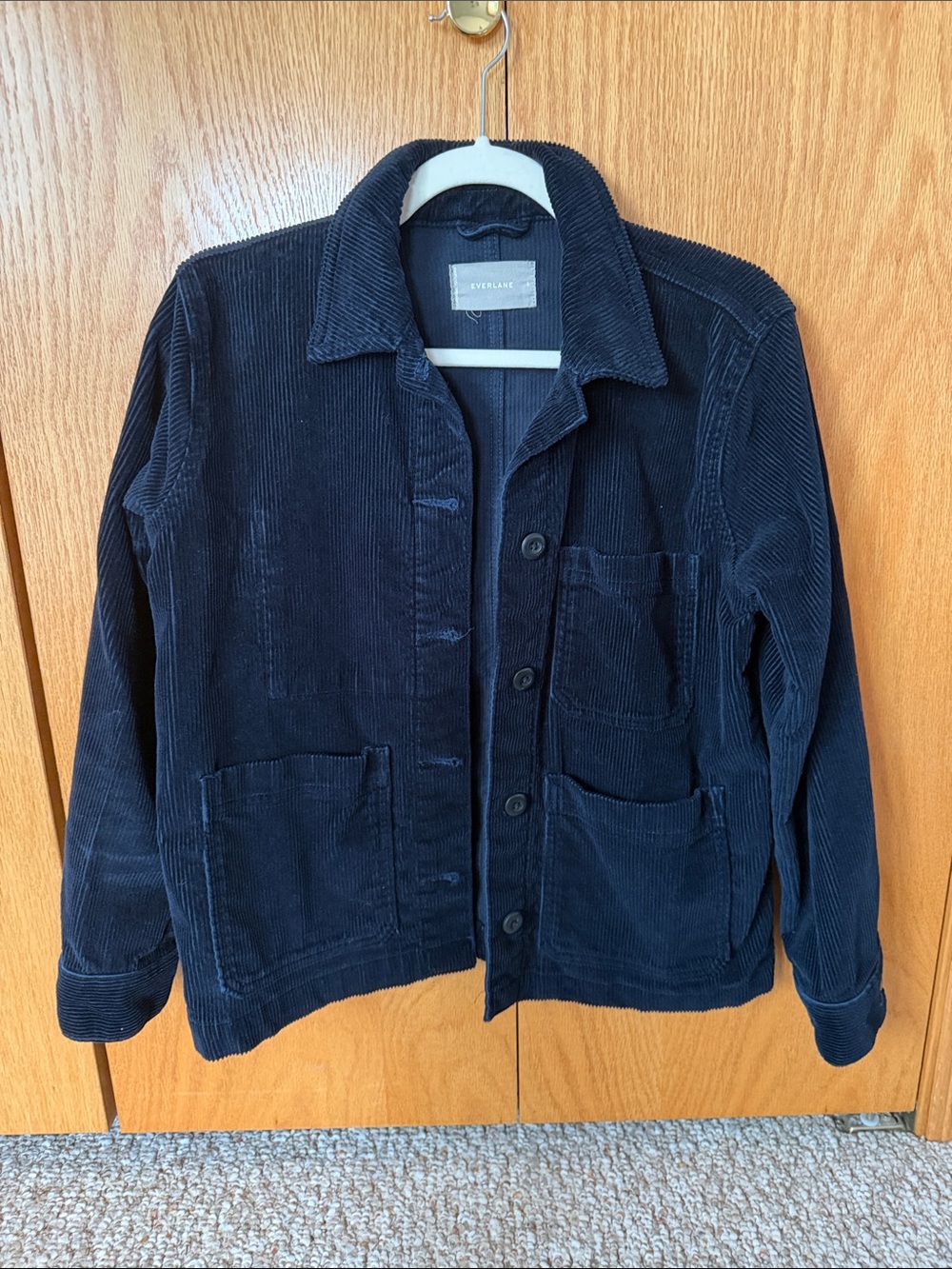 Everlane Dark Navy Corduroy Chore Jacket